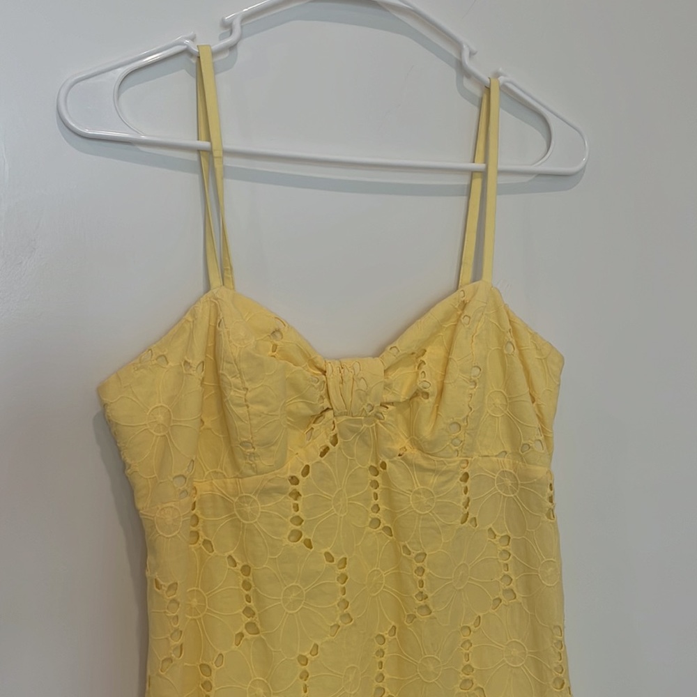 Lilly Pulitzer Yellow Eyelet Dress - Picture 2 of 6